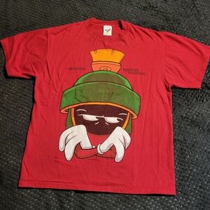 Vintage Marvin the Martian tee Looney Tunes 1993 Indiana IU vtg L